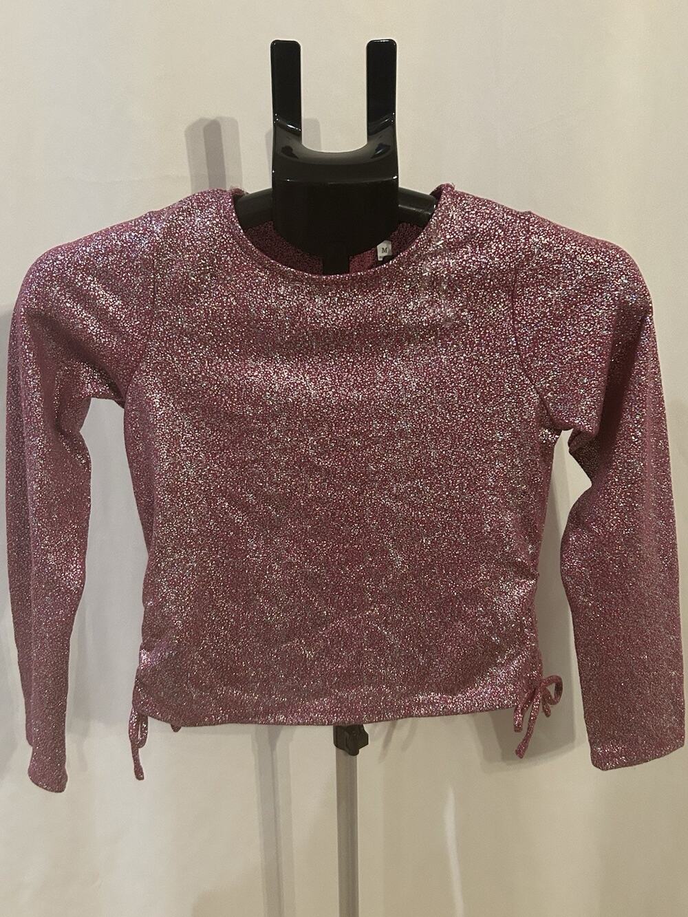 NWT Willow Root Raspberry Rose Long Sleeve Shirt Girls size M